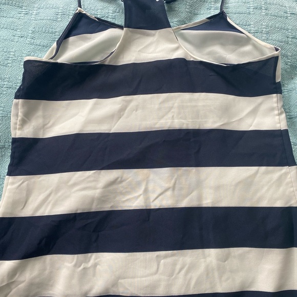 J. Crew navy and white top. - Picture 3 of 3